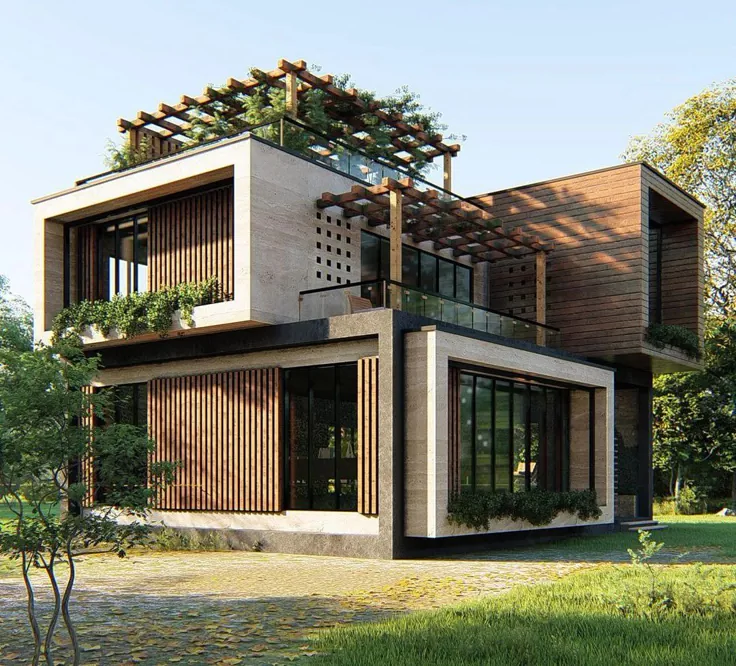 Modern Sathyam Homes residence
